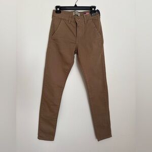 VTG Polo Ralph Lauren Tan Chino Pants Khaki Classic NWT Size 38 US 6